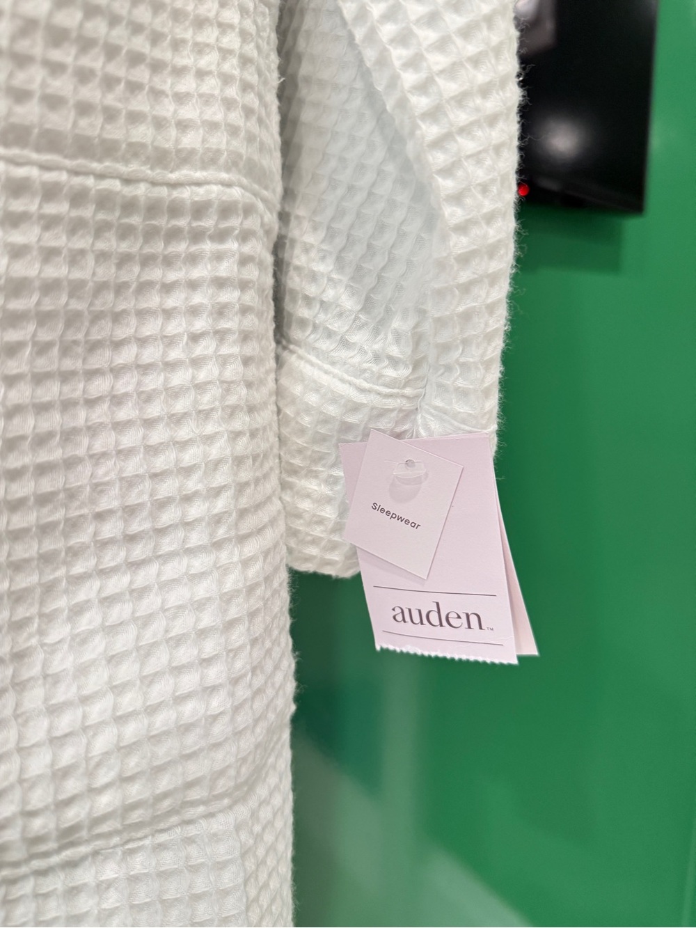 White Waffle Robe + sleeper - Picture 3 of 13